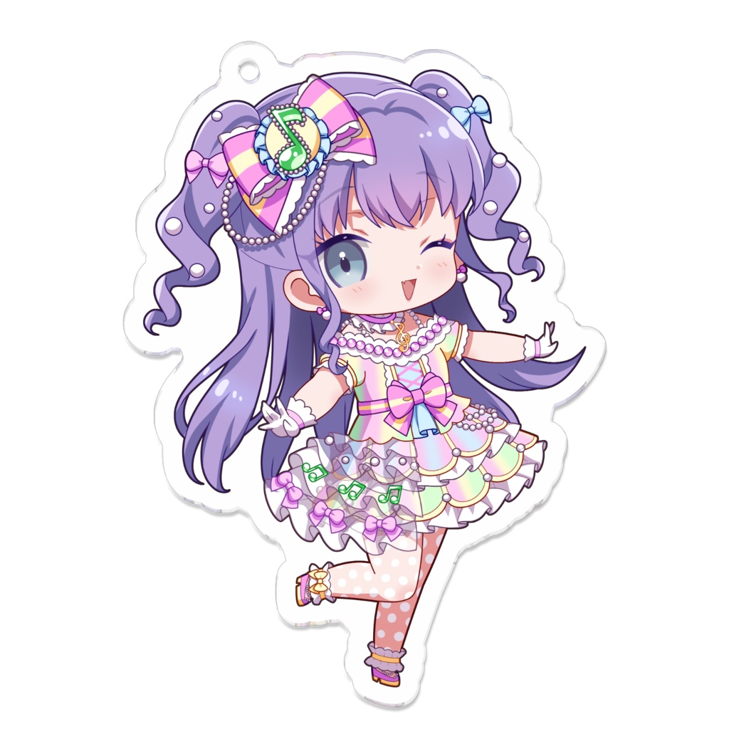 虹詩　ゆめ　アクリルキーホルダー《アイドル》
