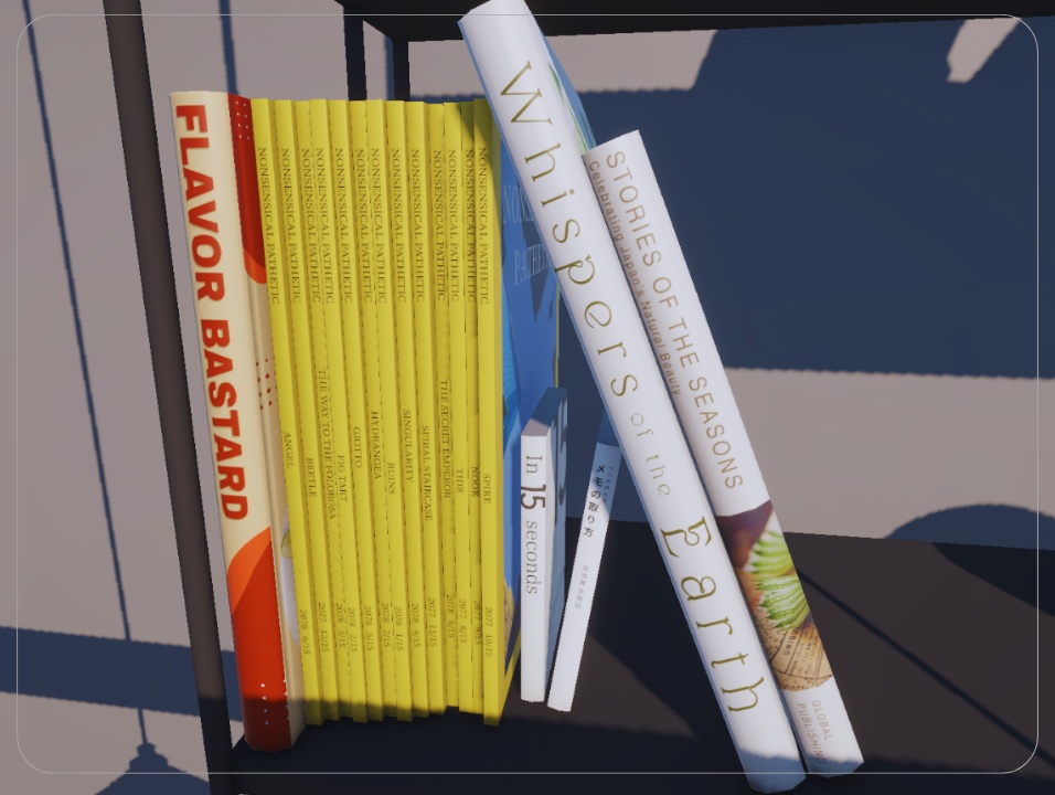 本・雑誌 3Dモデル