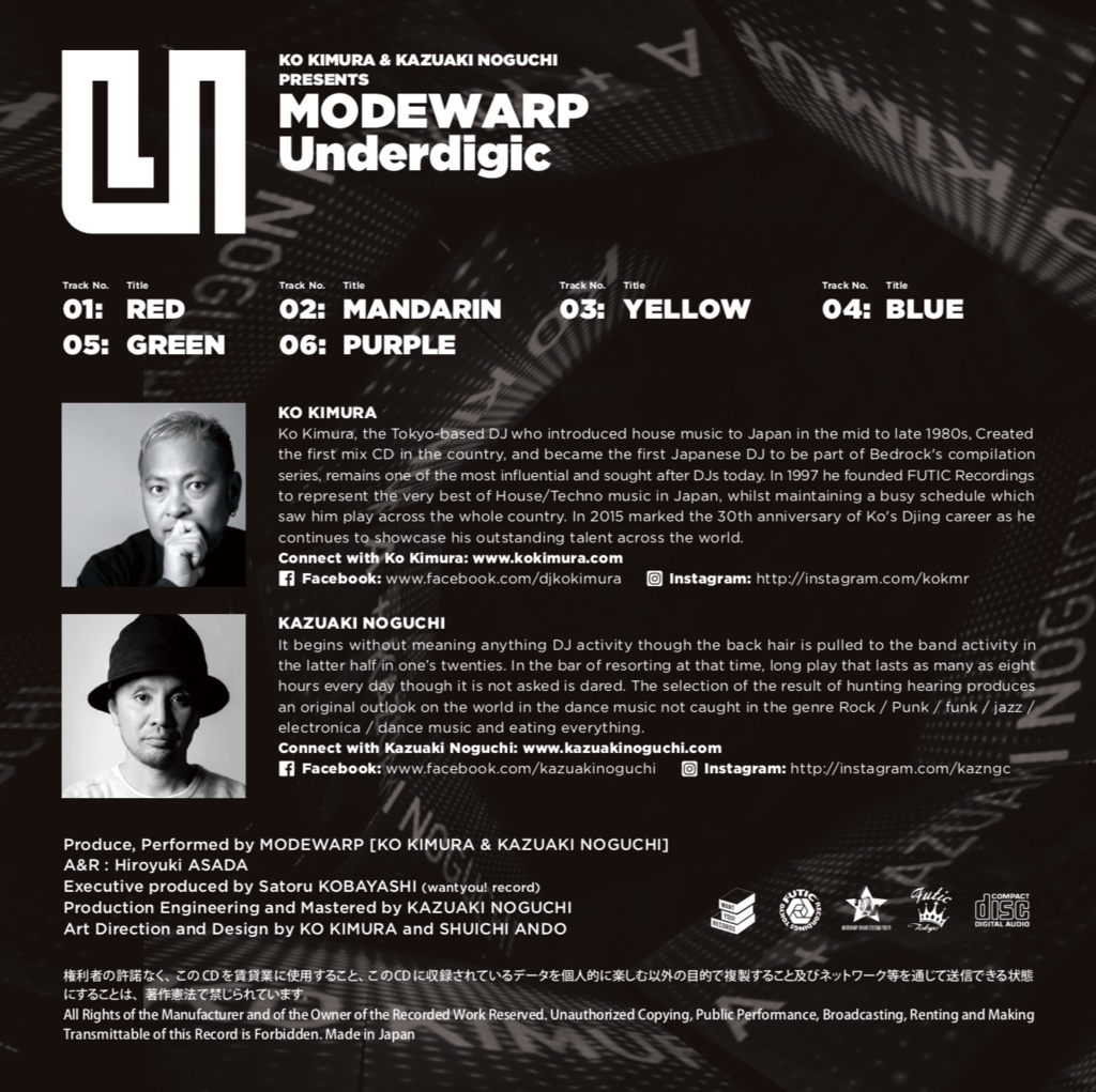 MODEWARP「Underdigic」