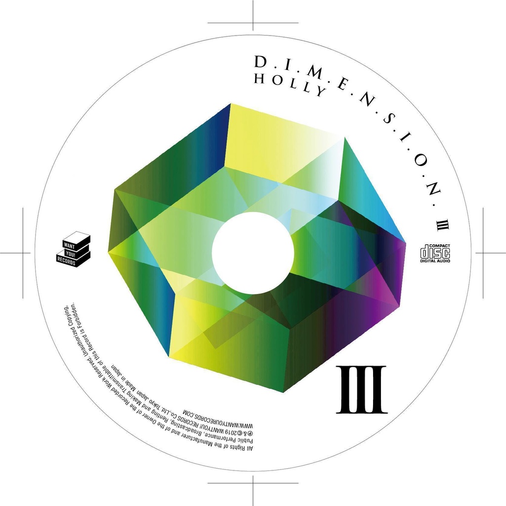 【新譜】HOLLY「D.I.M.E.N.I.S.O.N.Ⅲ」