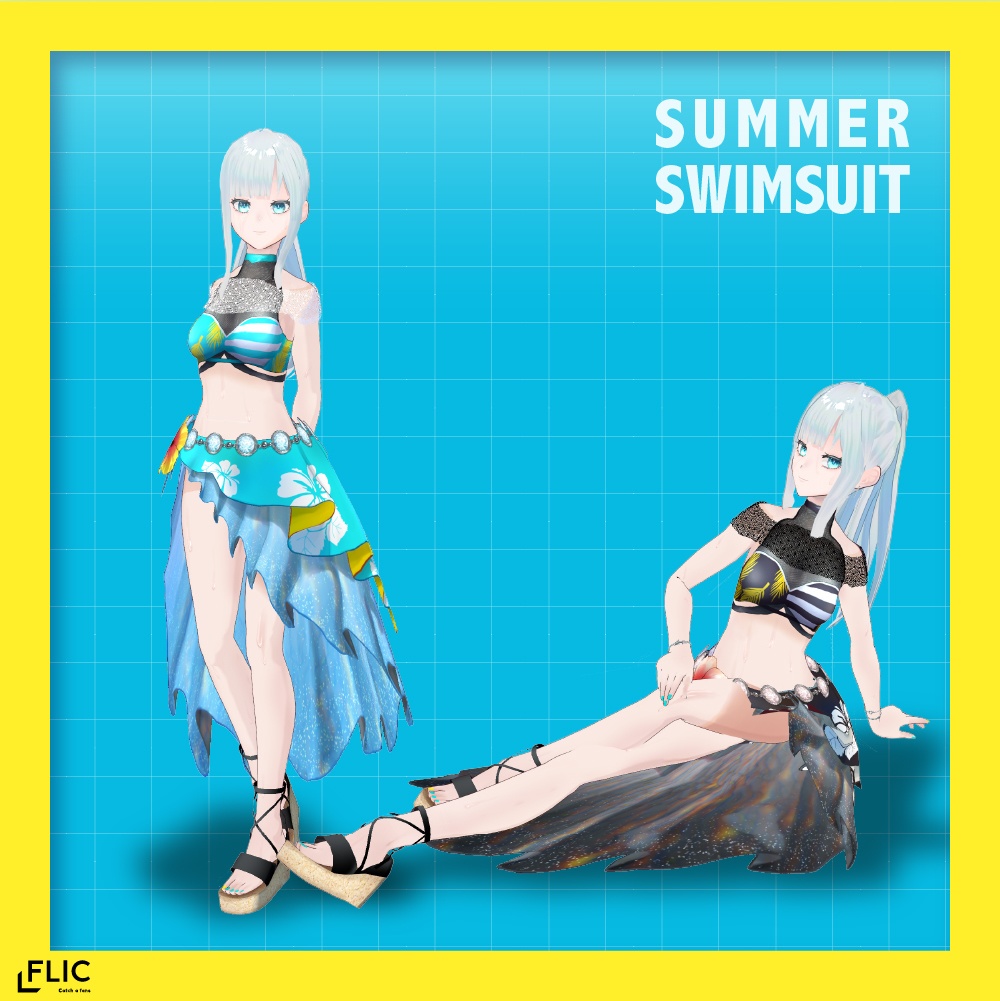【VRoid衣装】サマー水着セット