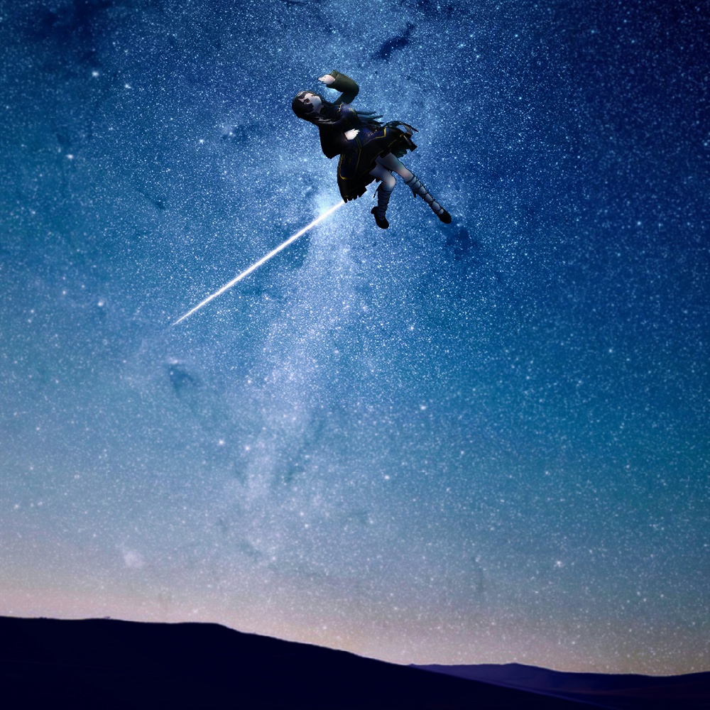 【VRoid衣装】ロイヤルスカイドレス