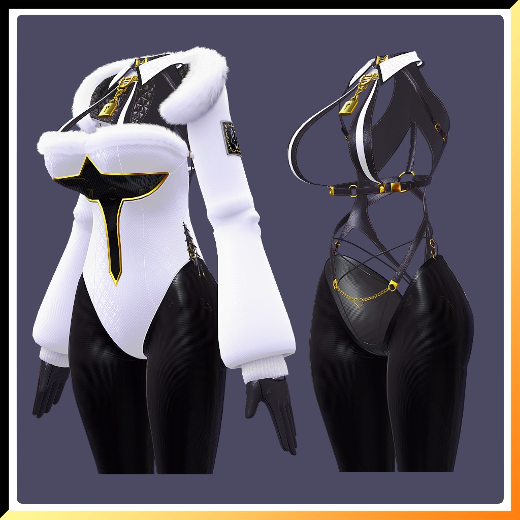 PB対応「舞夜」用衣装 Composite leather bunny