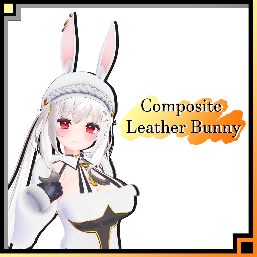 PB対応「舞夜」用衣装　Composite leather bunny