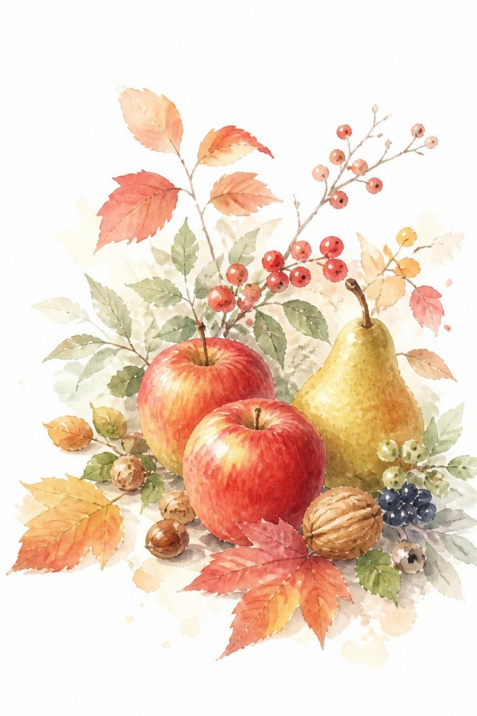 秋の風物詩-実り Autumn Harvest 가을