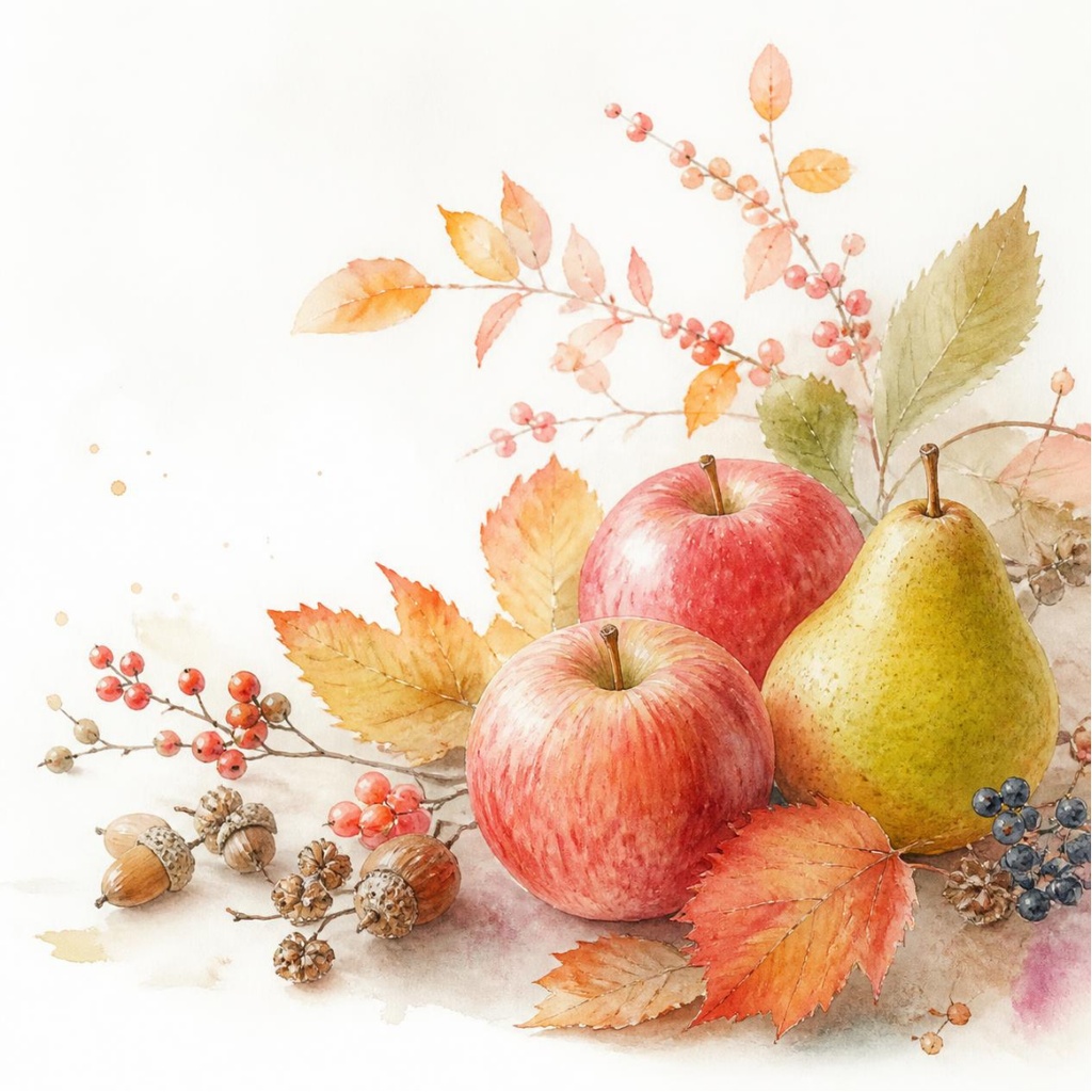 秋の風物詩-実り Autumn Harvest 가을
