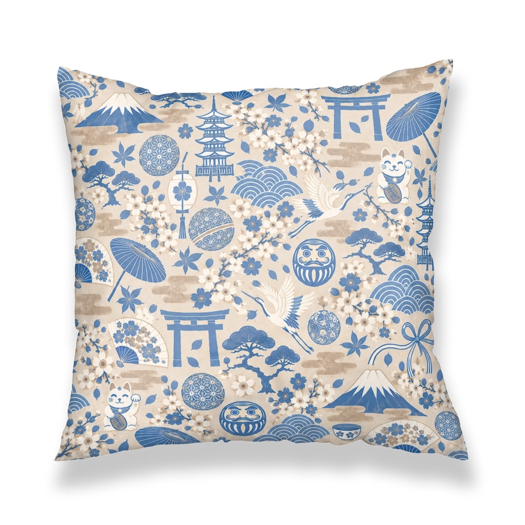 Japan symbol cushion cover-日本シンボル クッションカバー