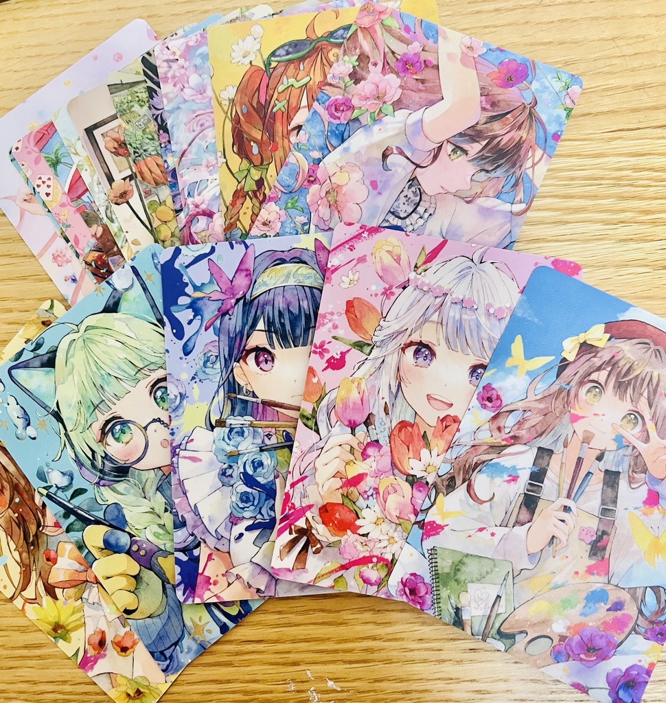 ゆゆはるカード16枚セット（トレカサイズ）