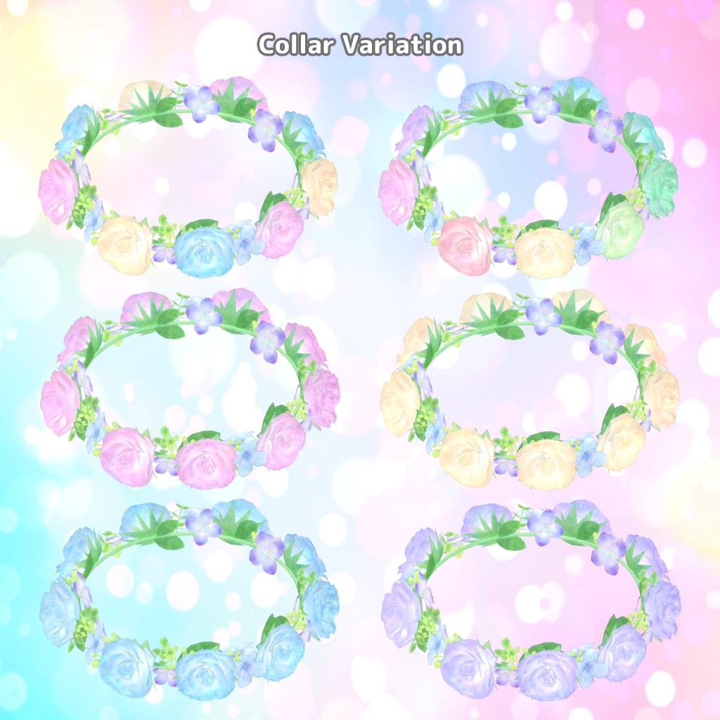 3Dモデル『ゆめいろ花かんむり』