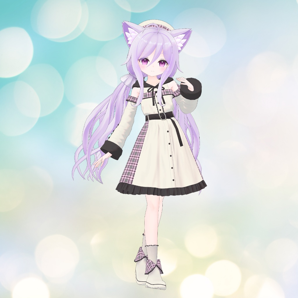 【14アバター対応】衣装3Dモデル『スプリングガール』