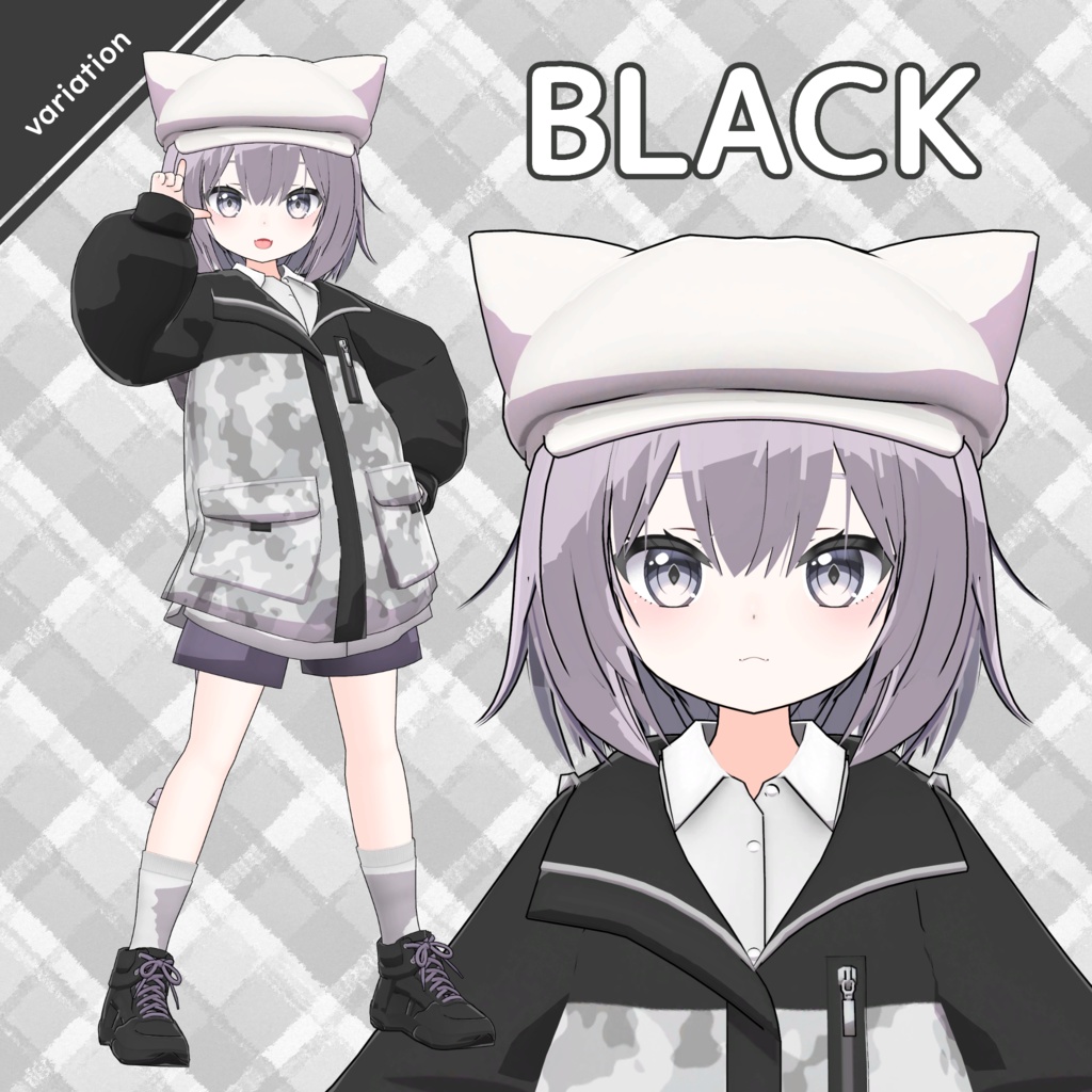 『ねこめいつ -Nekomates-』オリジナル3Dモデル