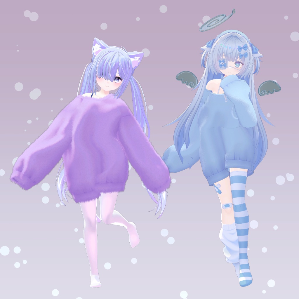 【25アバター対応】衣装3Dモデル『Big Size Relax』