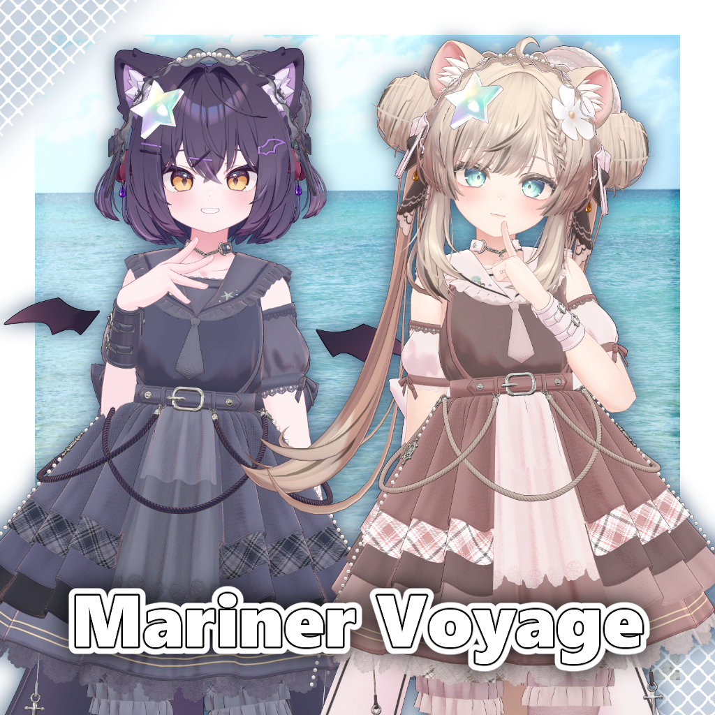 【16アバター対応】衣装3Dモデル『Mariner Voyage』