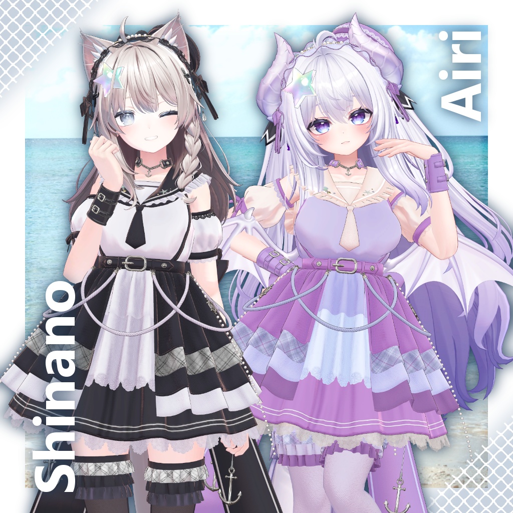 【16アバター対応】衣装3Dモデル『Mariner Voyage』