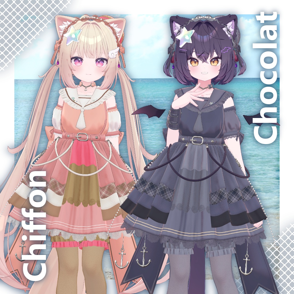 【16アバター対応】衣装3Dモデル『Mariner Voyage』