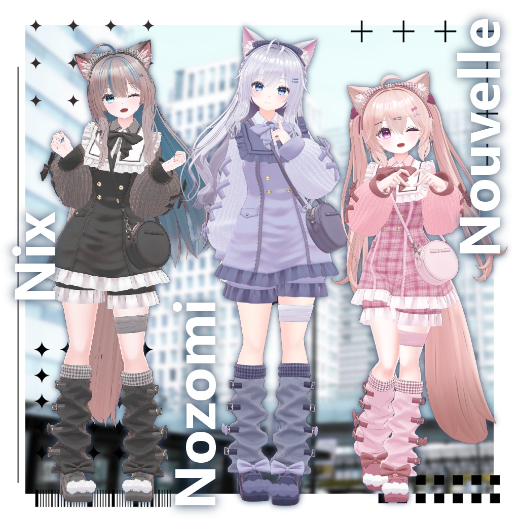 【16アバター対応】衣装3Dモデル『Danity Ruffle』