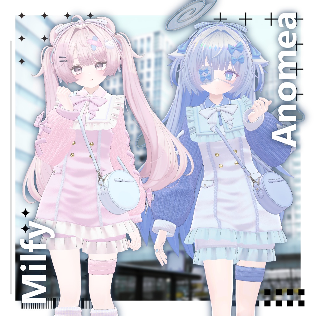 【16アバター対応】衣装3Dモデル『Danity Ruffle』