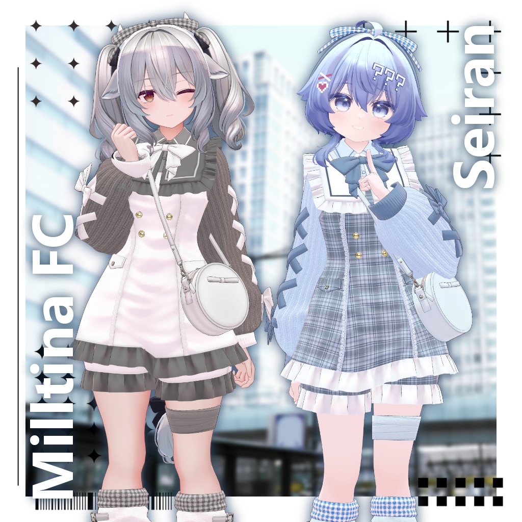 【16アバター対応】衣装3Dモデル『Danity Ruffle』