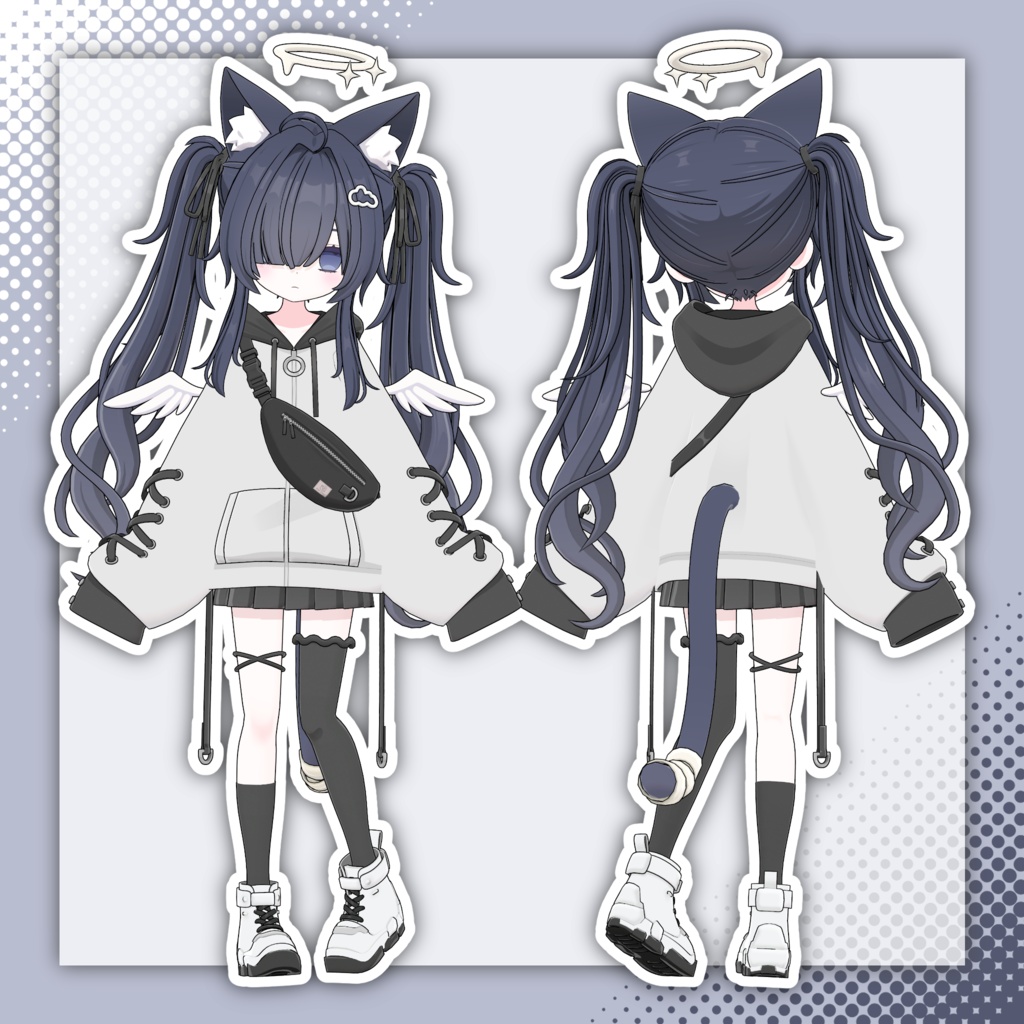 『てんちる -Tenchill-』オリジナル3Dモデル