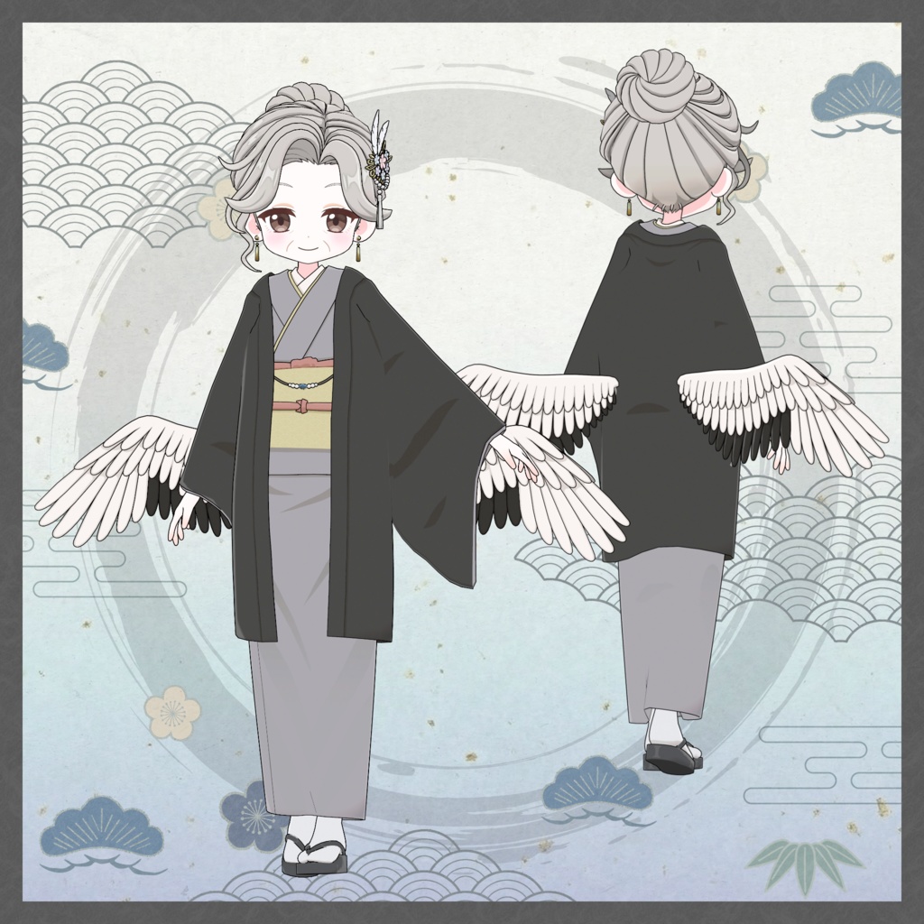 『つる子 -Tsuruko-』オリジナル3Dモデル