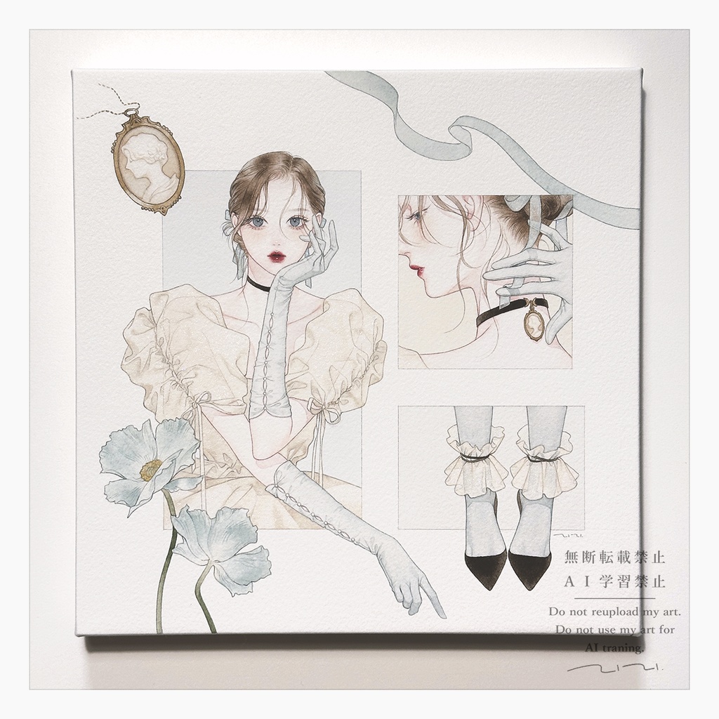 原画「Poppy Dress」