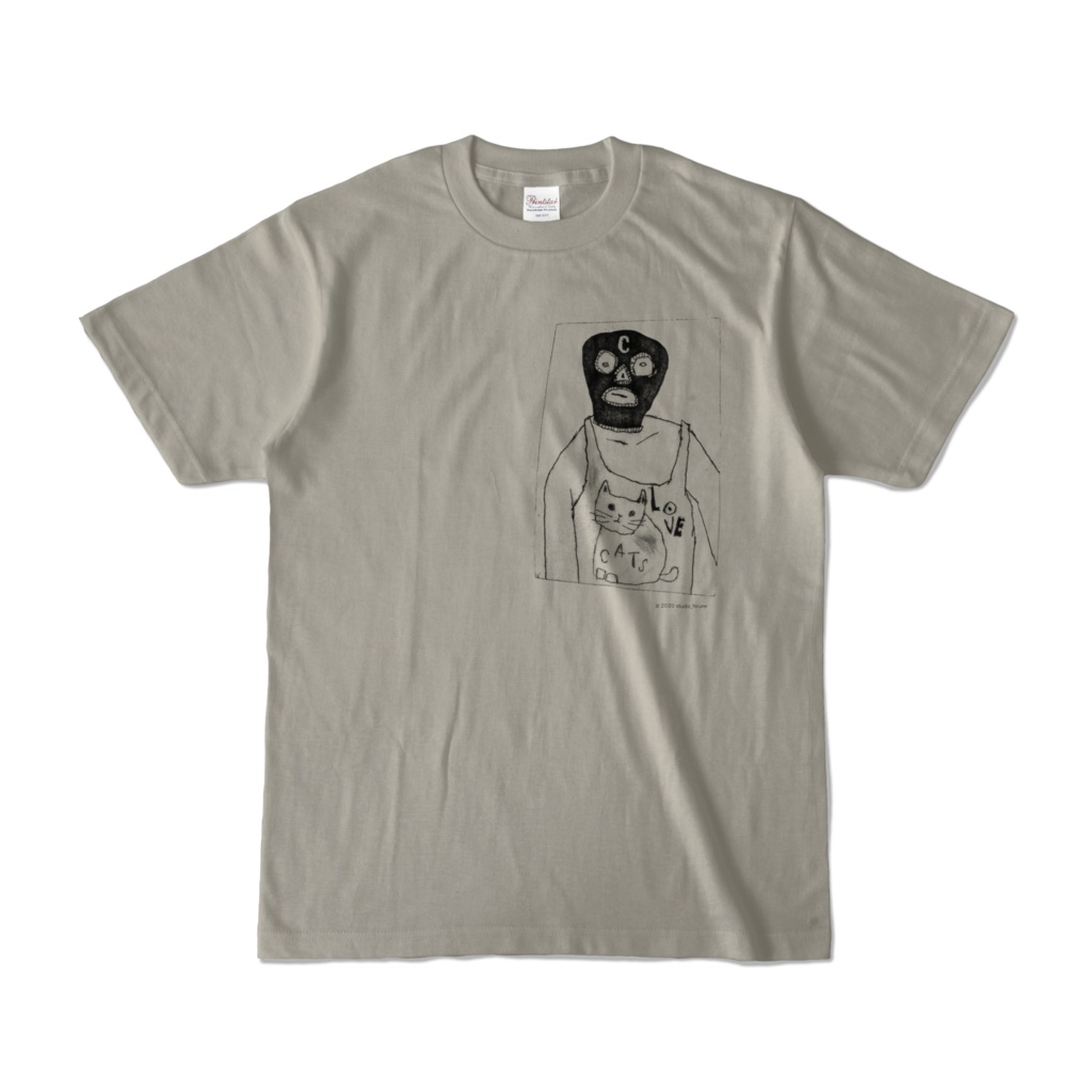 LoveCats! Tシャツ　シルバーグレー