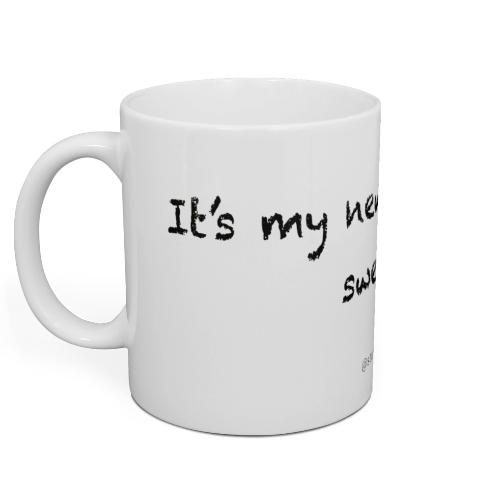 「新しいセーター」マグカップ