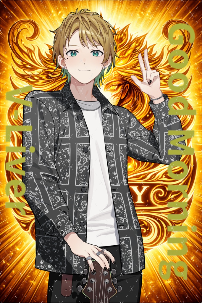 洋風おはV背景素材