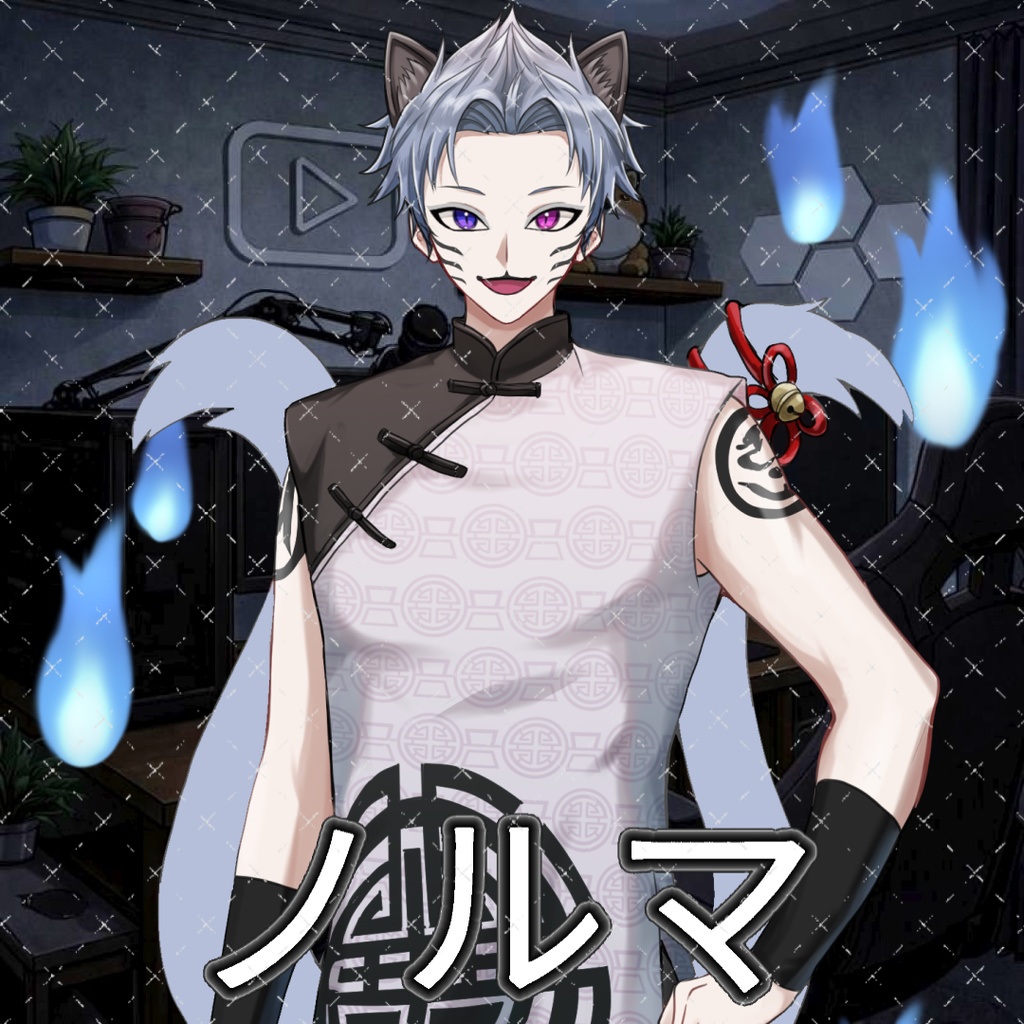 ゲーム配信者向けサムネアイコン