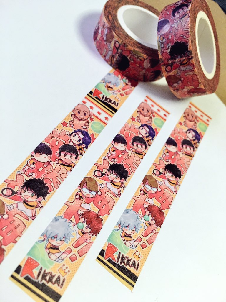 テニプリ 立海応援タオル風マスキングテープ 汁星 Booth