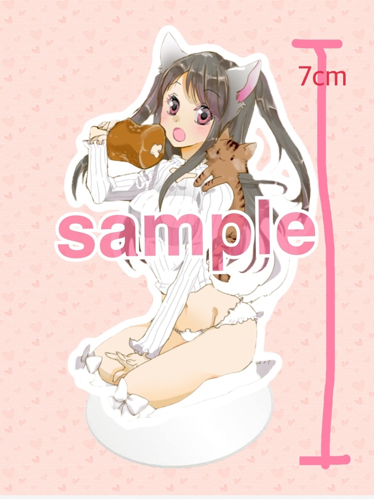 【お肉型箸置き付】たまらん生肉アクリルスタンド