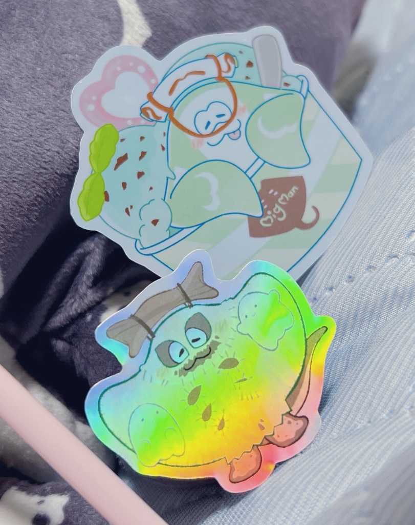 オーロラステッカー/チョコミントアイス