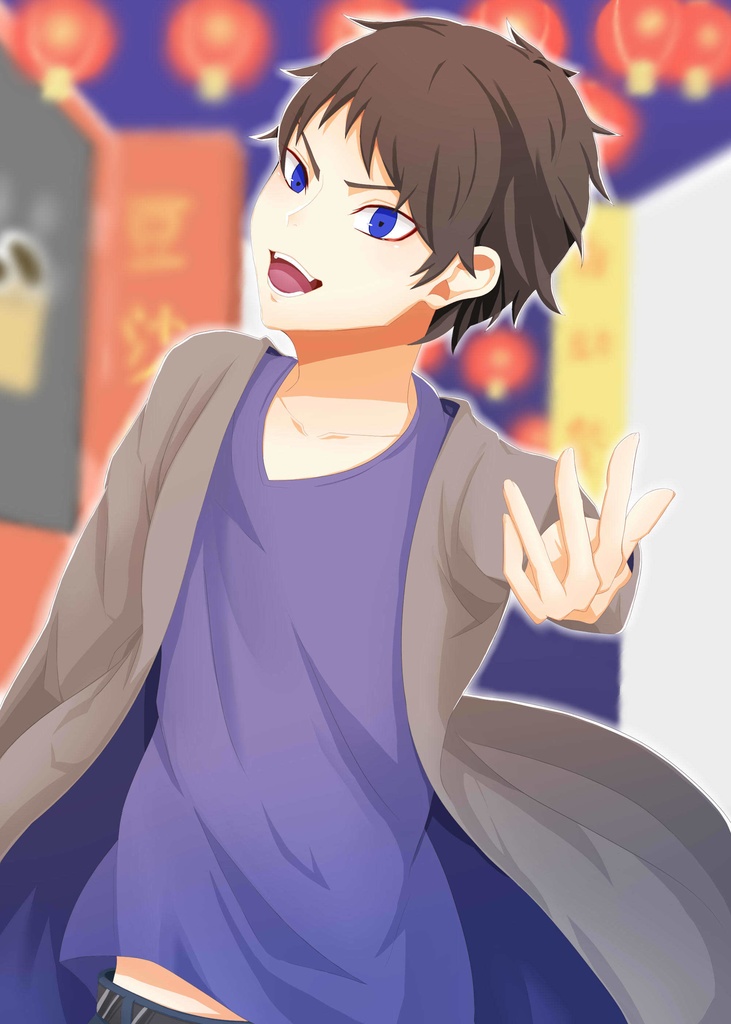 【オリジナル】黒影トートバッグS