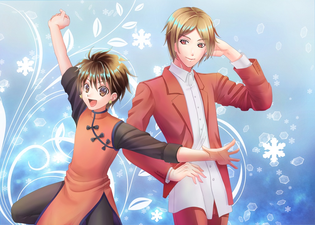 【創作キャラ】美翔&太志郎トートバッグ・L