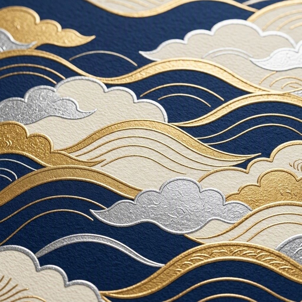 【商用利用可】高解像度 プレミアム和紙&和モダン背景テクスチャ素材セット (Japanese Washi Paper Textures)