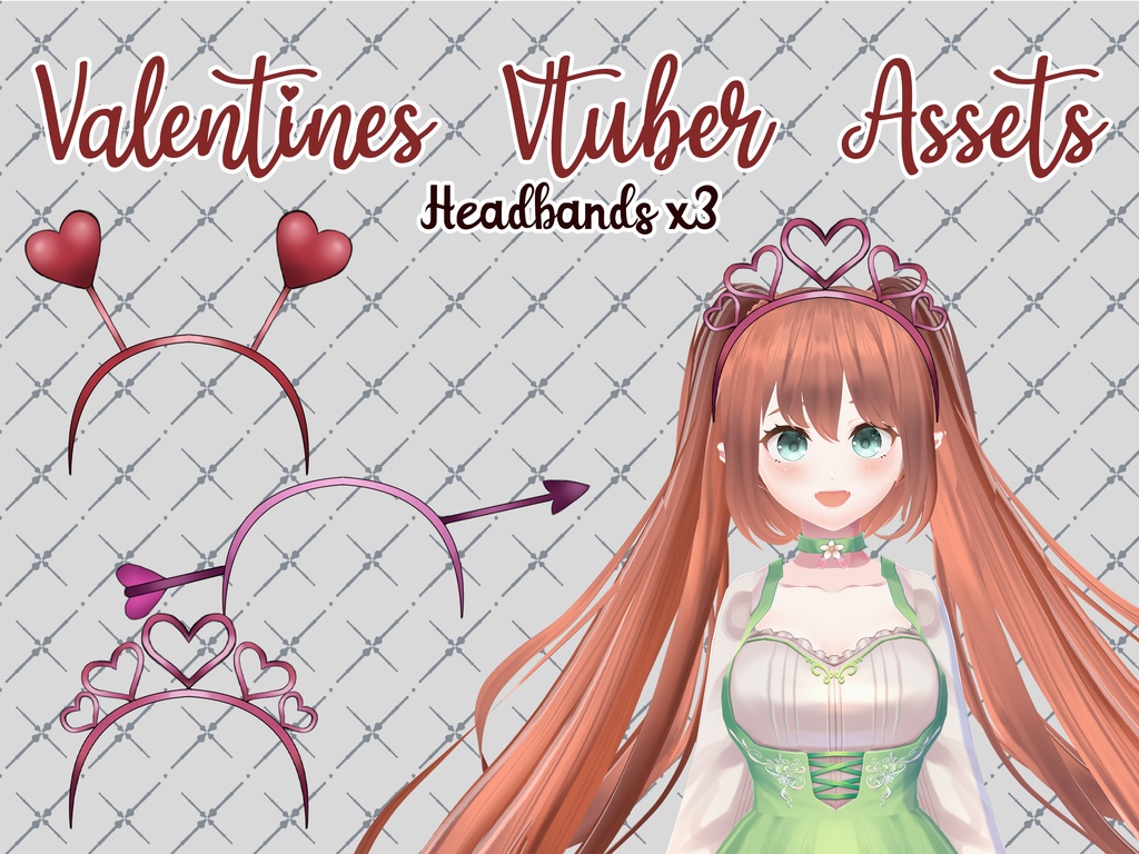 FREE Valentines Assets for Vtubers and Streamers