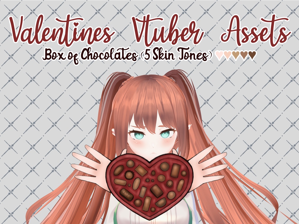 FREE Valentines Assets for Vtubers and Streamers