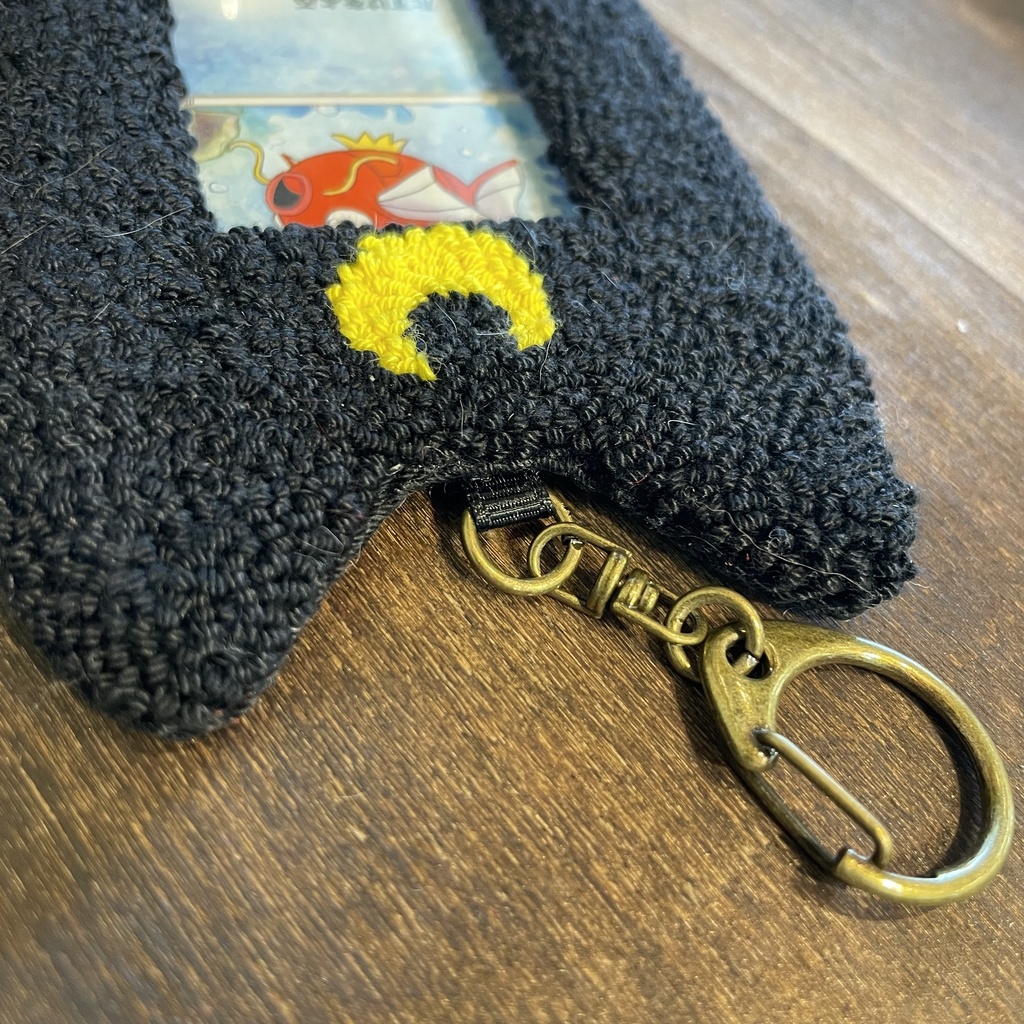 タフティング トレカケース 黒猫