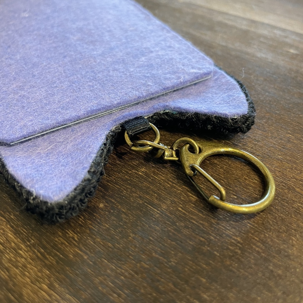 タフティング トレカケース 黒猫