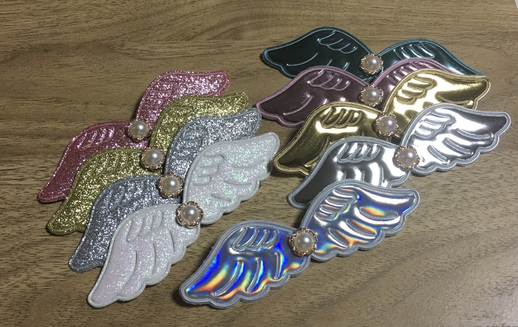 ブローチピン式 大きな天使の羽 ドールやぬいぐるみ 人間用にも 0のデパート Booth