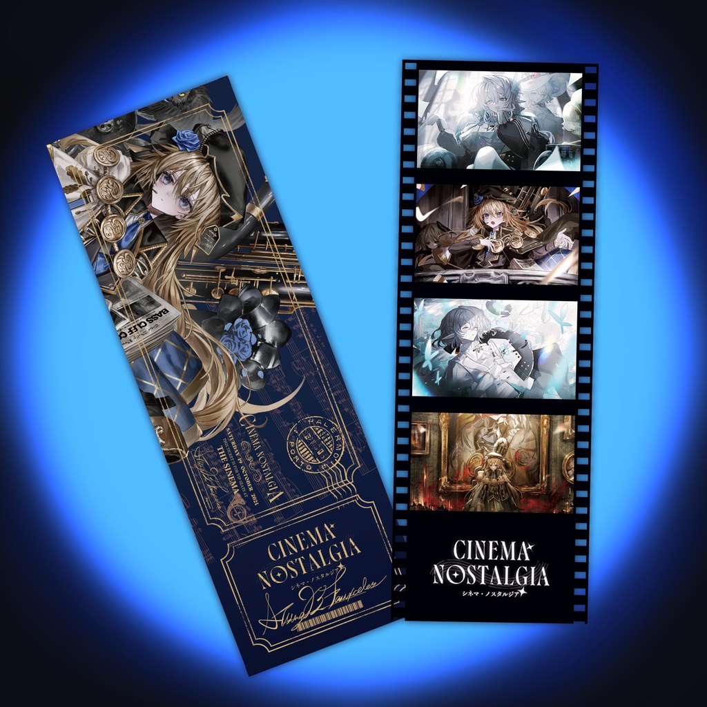 チケット＆フィルム風カードセット