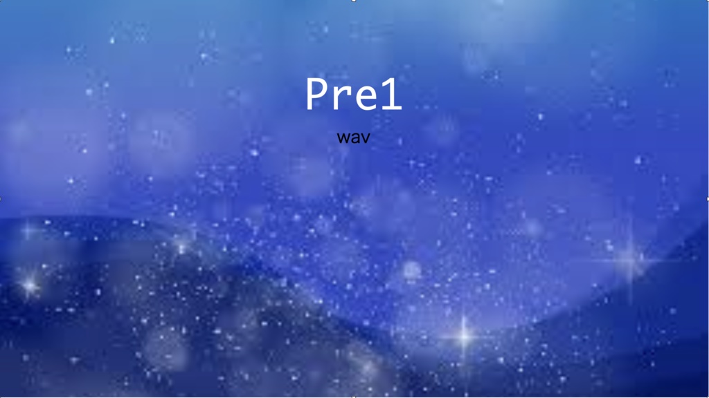 Pre1 master （wav）