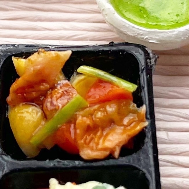 ミニチュア お花見弁当 幕の内 天ぷら 桜餅 🌸 ドールハウス ミニチュアフード