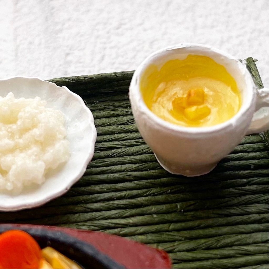 ミニチュア ステーキセット 定食 ランチ🌸 ドールハウス ミニチュアフード