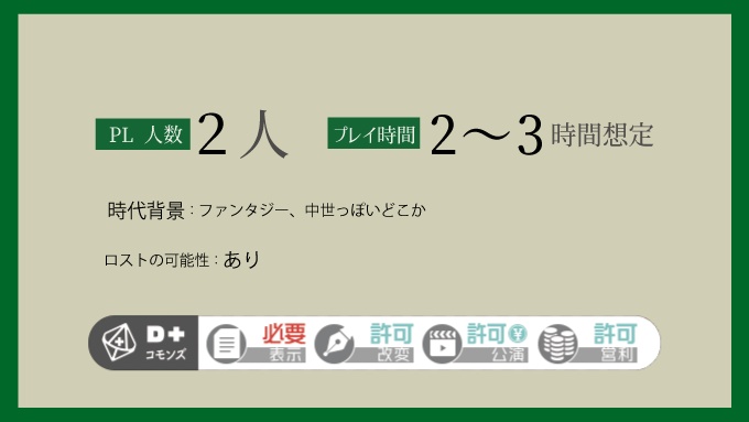 手負いの騎士と時計の塔 エモクロアTRPG