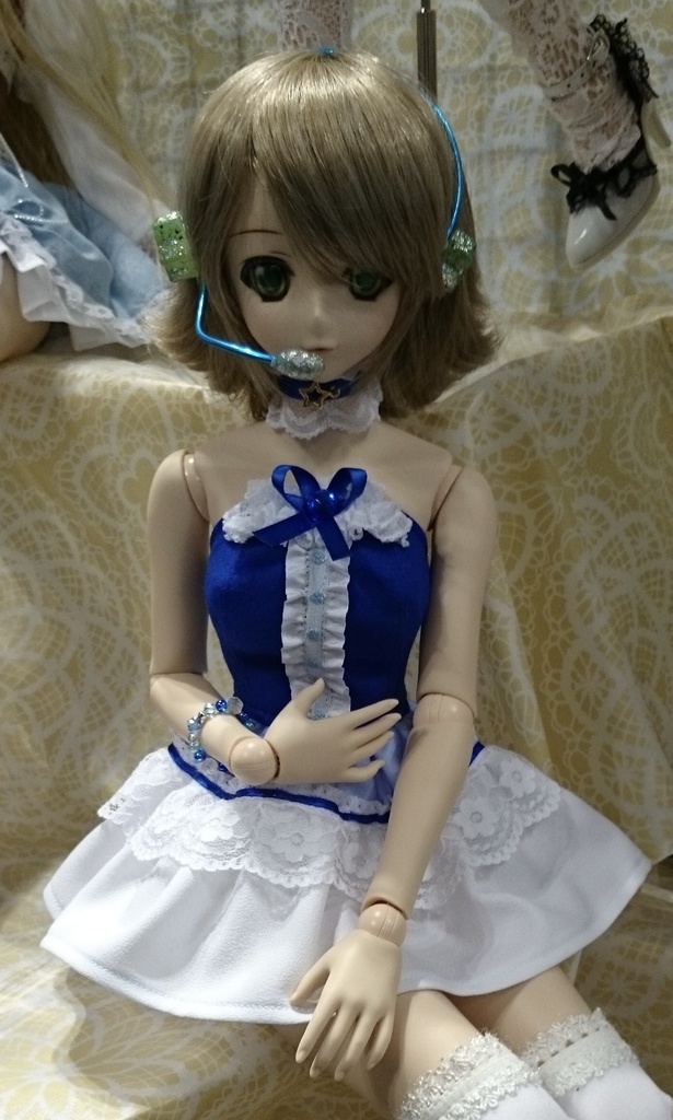 アイドル風ドレス（ブルー）DD用