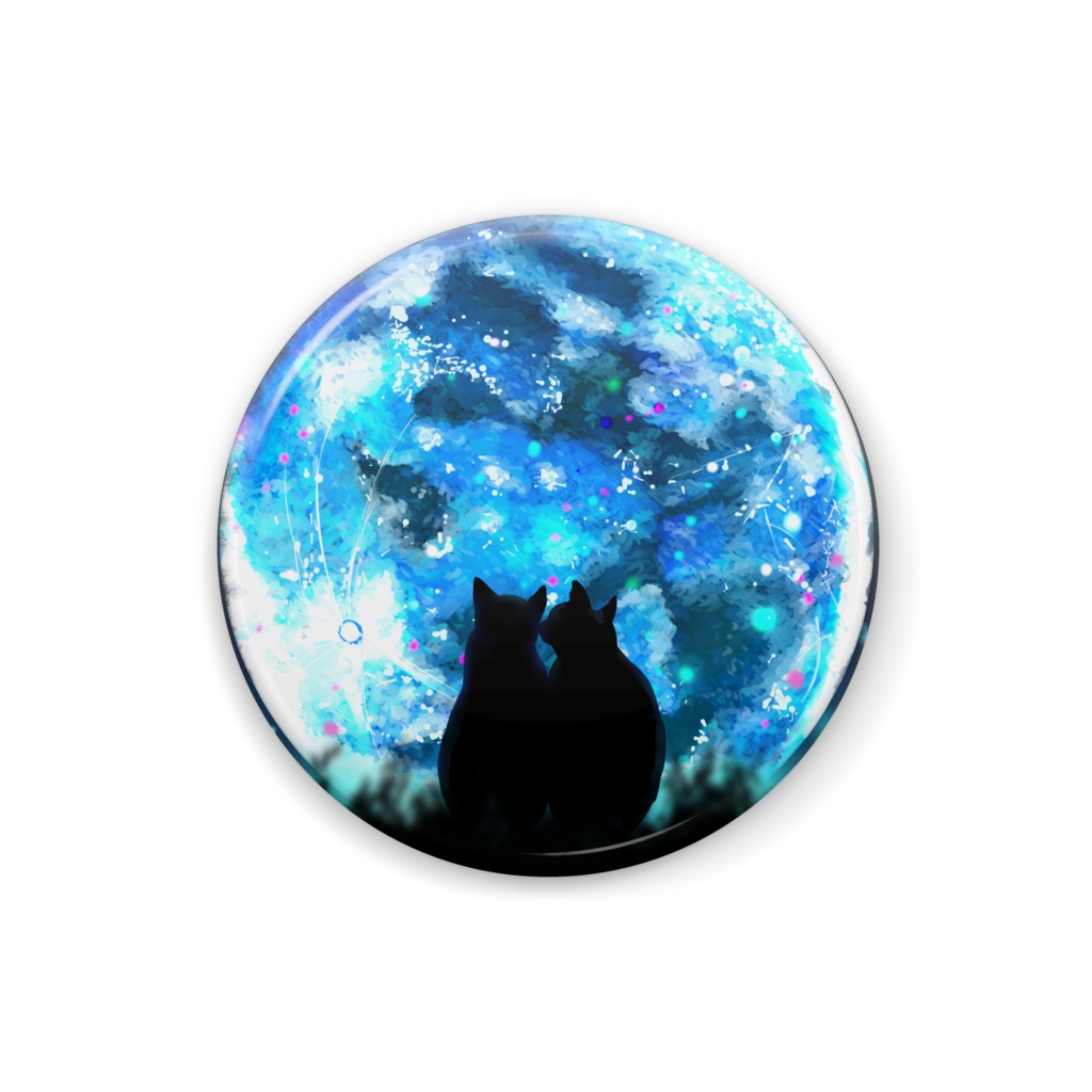 『青い星』缶バッチ