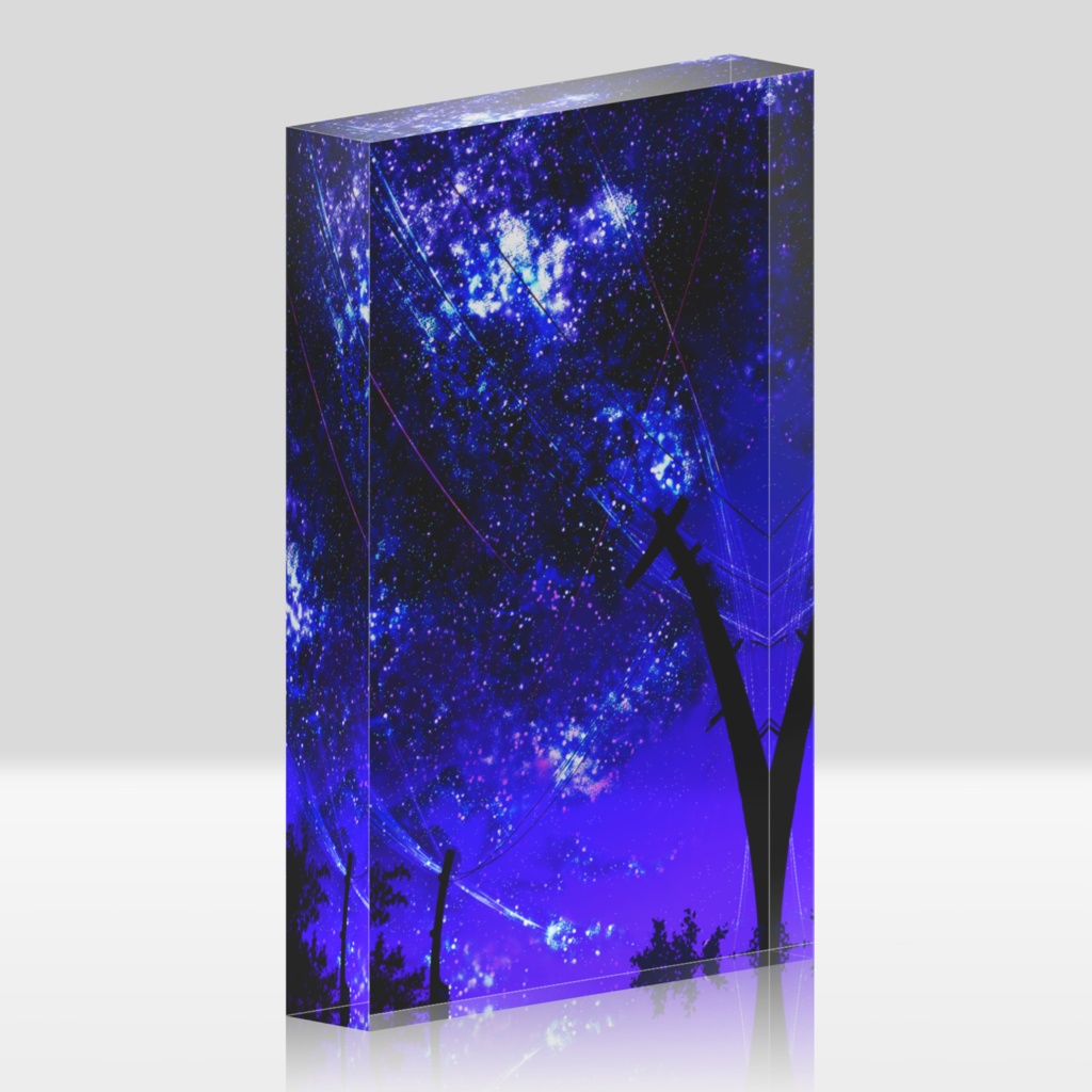 『星影』アクリルブロック