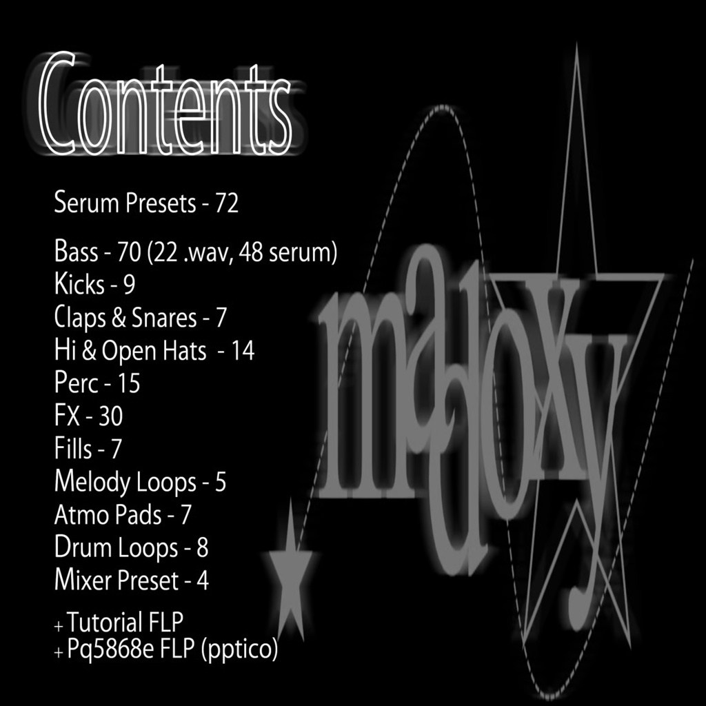 @ madoxy 2024 kit 【Serum Presets & Sample pack】