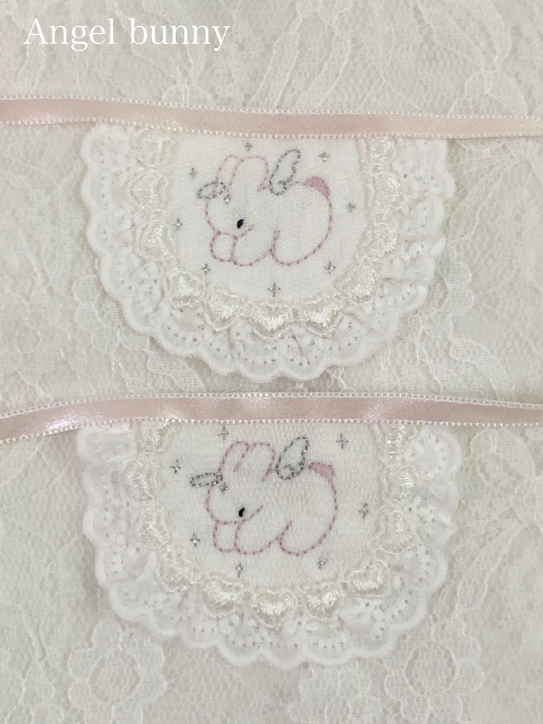 ぬいぐるみ用スタイ(big)刺繍&ケーキ